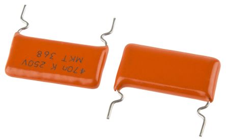 Vishay MKT368 Film Capacitor 470 nF 160V ac 250 V dc, Through Hole - pack size 1000 units