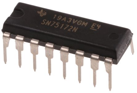 Texas Instruments 4-Channel Line Transmitter, Differential, Non-Inverting, 16-Pin PDIP - pack size 25 units
