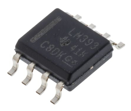 Texas Instruments 2-Channel Comparator Open Collector O/P, 1.3 μs 30V 3 V 8-Pin SOIC - pack size 75 units