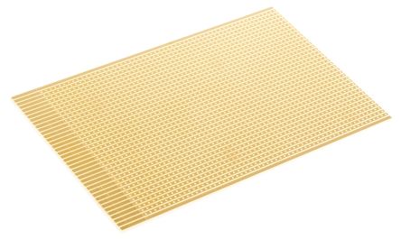 RS PRO 1 Matrix Board FR2 1.02 mm Holes, 160 mm 100mm