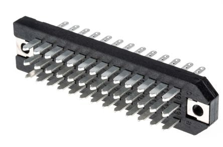 Telegartner, J000 Straight 39 Way DIN 41612 Connector 2.54 mm Pitch Male 2 Row