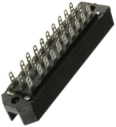 Telegartner J00042A0919, DIN 41612 Connector, 30-Way, 3 Row, J000 Straight Female