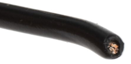 Alpha Wire Hookup Wire PVC Series Black Hook Up Wire, 18 AWG, 16, 304 m, 3055 BK001 - pack size 304 units