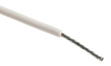 Alpha Wire Hookup Wire PVC Series White Hook Up Wire, 20 AWG, 10, 305 m, 3053 WH001 - pack size 304 units