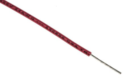 Alpha Wire Hookup Wire PVC Series Red Harsh Environment Wire, 7, Polyvinyl Chloride, 305 m, 3050 RD001 - pack size 304 units