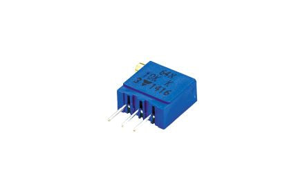10 kΩ, Through Hole Trimmer Potentiometer, Pin 0.5 W Side Adjust Vishay, 64X - pack size 200 units