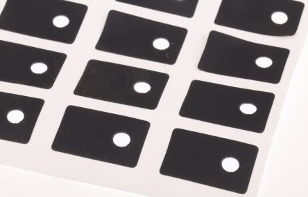 Bergquist Q-Pad II Series Self-Adhesive Thermal Interface Pad, 0.152 mm Thick, 2.5 W/mK, 19.05 mm, 12.7mm, Q-Pad II - pack size 50 units