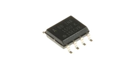 Texas Instruments Instrumentation Amplifier, 1 mV Offset 550 kHz, 8-Pin 2.1 mA SOIC - pack size 75 units