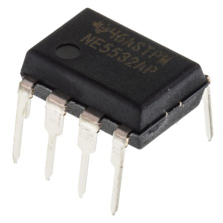 Texas Instruments, Operational Amplifier, 10 MHz, 8-Pin 22V PDIP - pack size 50 units