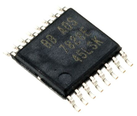 Texas Instruments 12-Bit ADC ADS7828E/250 Octal, 50ksps TSSOP, 16-Pin - pack size 250 units