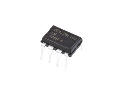 Texas Instruments Audio Power Amplifier, 8-Pin, 1W MDIP - pack size 40 units