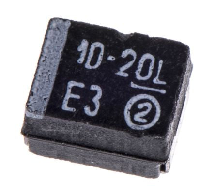 Vishay 10 μF MnO2 Tantalum Capacitor 20V dc, Surface, 293D Series - pack size 2000 units