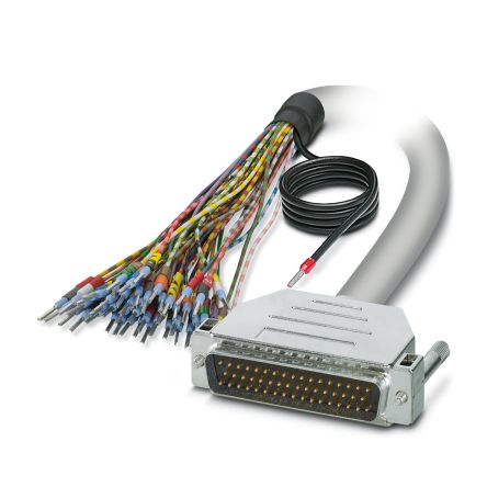 Phoenix Contact Male D-Sub Cable, 2 m Polyvinyl Chloride, VARIOFACE Series