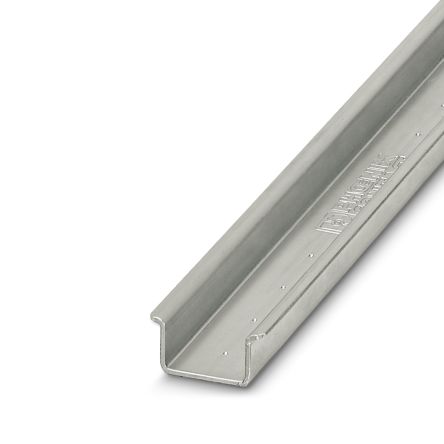 Phoenix Contact Steel Unperforated DIN Rail, 500 mm x 35mm x 15 mm - pack size 20 units