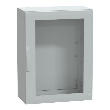 Schneider Electric Thalassa Series Fibreglass Reinforced Polyester 1-Door Floor Standing Enclosure, Transparent Door,