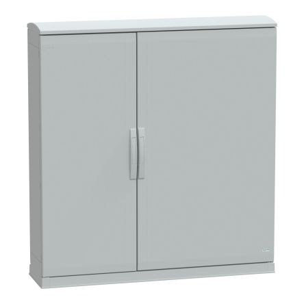 Schneider Electric Thalassa Series Fibreglass Reinforced Polyester 2-Door Floor Standing Enclosure, Opaque Door, IP44