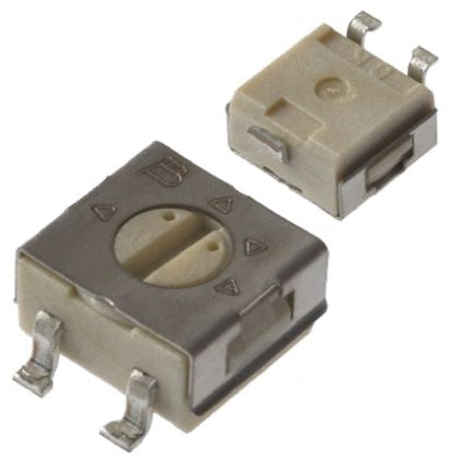 50 kΩ, Surface Trimmer Potentiometer, Gull Wing 0.25 W Top Adjust Bourns, 3314 - pack size 10 units