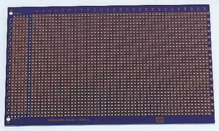 Vero Technologies Matrix Board FR4 With 54 x 34 1 mm Holes, 2.5 mm Pitch, 160 mm 100mm