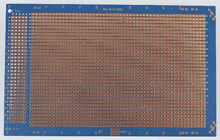 Vero Technologies 03-2990 2 Stripboard Epoxy Glass Fabric Laminate 160 mm FR4 100mm