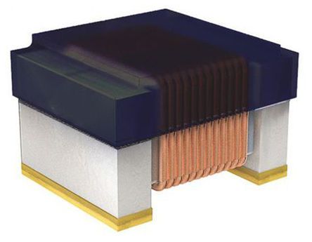 Wurth Elektronik, WE-RFI, 1008A Unshielded Wirewound Surface Mount Inductor with a Ferrite Core, 10 μH ±5 % 150 mA Idc - pack size 20 units