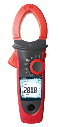 RS PRO IPM245F Clamp Meter, 1 kA 1 kA 1000 V dc 1000 V ac CAT IV, CAT III Non-Contact Voltage Detector