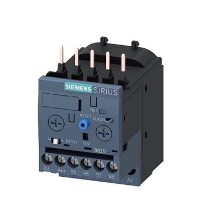 Siemens, SIRIUS Overload Relay 1 NO/1 NC, 4A F.L.C, 4A Contact Rating, 0.1 W 3P