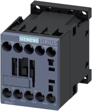 Siemens SIRIUS Contactor Relay, 230V dc Coil, 10 A, 4 W 230V dc, 2 NO/2 NC, 690V ac