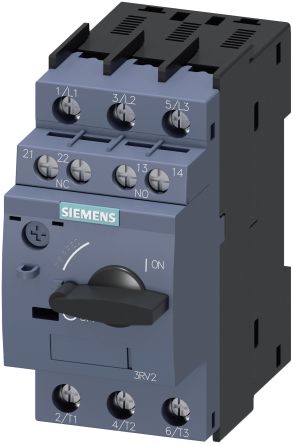 Siemens 0.9A, 1.25 A 3RV2 Motor Protection Circuit Breaker, 690V, 60 °C, -20 °C