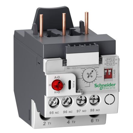Schneider Electric, LR9D Thermal Overload Relay 1 NO/1 NC, 0.4A, 2 A Contact Rating, 300 mW, 690V 3