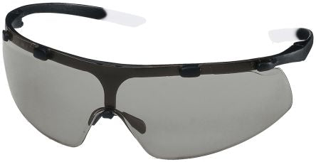 uvex SuperFIt Safety Glasses, Scratch Resistant, Anti-Mist, Grey Polycarbonate Lens, Plastic