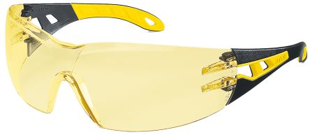 Uvex PHEOS S Schutzbrille Linse Gelb, kratzfest mit UV-Schutz