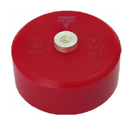 Vishay Single Layer Ceramic Capacitor 2 nF 40kV dc ±20 % N4700 Dielectric, 715C, Screw 85 °C Max Op. Temp. - pack size 25 units