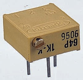 50 kΩ, Through Hole Trimmer Potentiometer, Pin 0.5 W Side Adjust Vishay, 64P - pack size 200 units