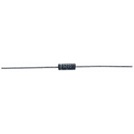 onsemi 1, 5.1 V Zener Diode, Single 5 W 5 % Through Hole 2-Pin DO-15 - pack size 1000 units
