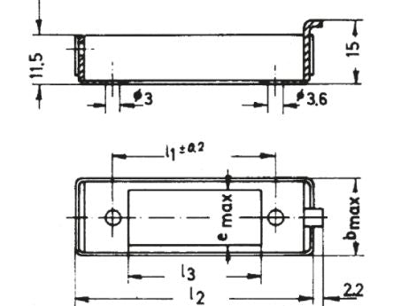 Telegartner, B0301 Male PCB Housing, 1 Way, 1 Row Straight