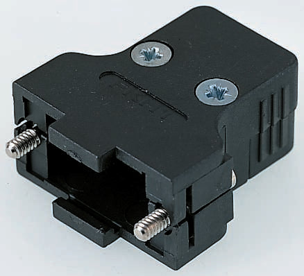 FCT from Molex FKH Series ABS Straight D-Sub Backshell, 50 Way