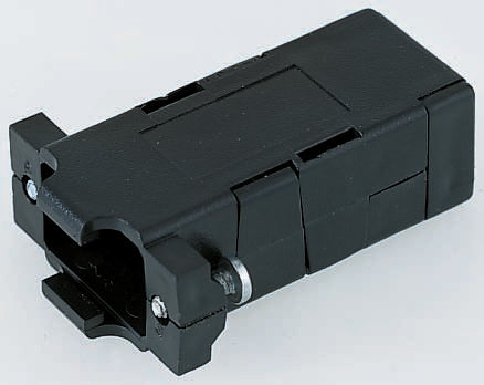 FCT from Molex F1069 Series ABS Straight D-Sub Backshell, 15 Way