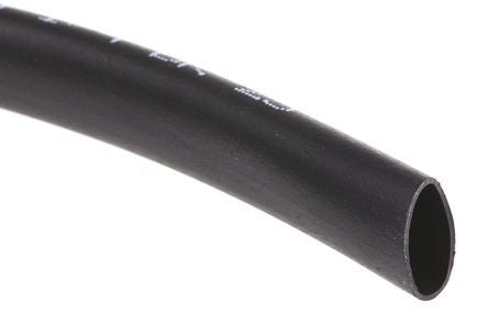 TE Connectivity Heat Shrink Tubing, Black 19 mm Sleeve Dia. x 75m Length 2:1 Ratio, DR-25-TW Series - pack size 75 units
