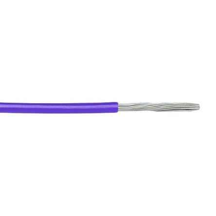 Alpha Wire Hookup Wire PVC Series Purple Hook Up Wire, 24 AWG, 7, 305 m, Polyvinyl Chloride, 3050 VI001 - pack size 304 units