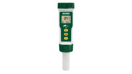 Extech PH90 pH Meter, 0.01 pH Accuracy, 0.01 pH Resolution, 14 pH Max, 90 °C Max