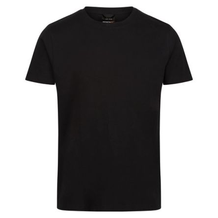 Regatta Professional Black 100% Cotton Short Sleeve T-Shirt XS