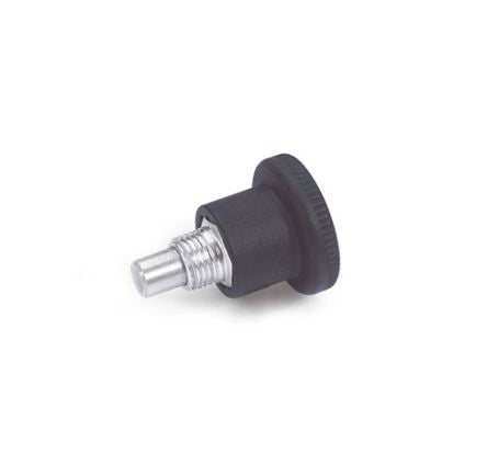 Ganter Stainless Steel M8 x 0.75 Index Plunger, 26.5 mm Long - pack size 10 units