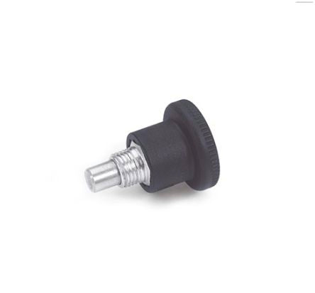 Ganter Stainless Steel M10 x 1 Index Plunger, 34 mm Long - pack size 10 units
