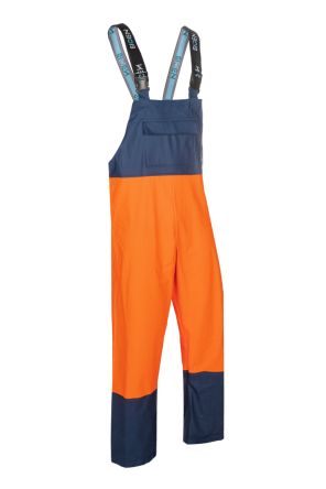 Sioen Navy, Orange Reusable Overall, 2XL