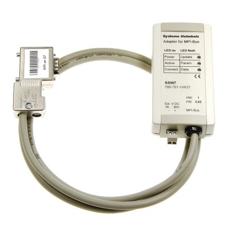 Helmholz GmbH & Co. KG SSW7 Series Adapter for Use with Visualization, PC, Operator Terminals, MPI Bus, Programmable