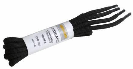 Jalas Black Nomex Shoe Laces, 150 cm