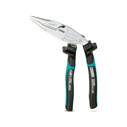 Phoenix Contact 1212529 1-Piece Nose Plier, 200 mm Overall VDE/1000V Approved