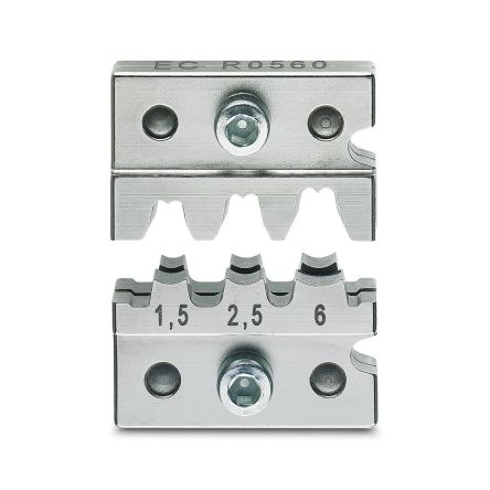 Phoenix Contact, CF500 Crimp Die, Coaxial Type Crimp Tool Silver