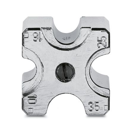 Phoenix Contact, CRIMPFOX-C Crimp Die, Coaxial Type Indent Crimp Black