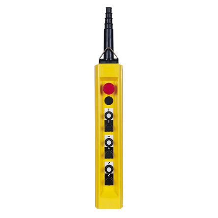 Schneider Electric SPST Push Button Pendant Station Yellow Polypropylene
